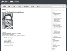 Tablet Screenshot of leonidzhukov.net